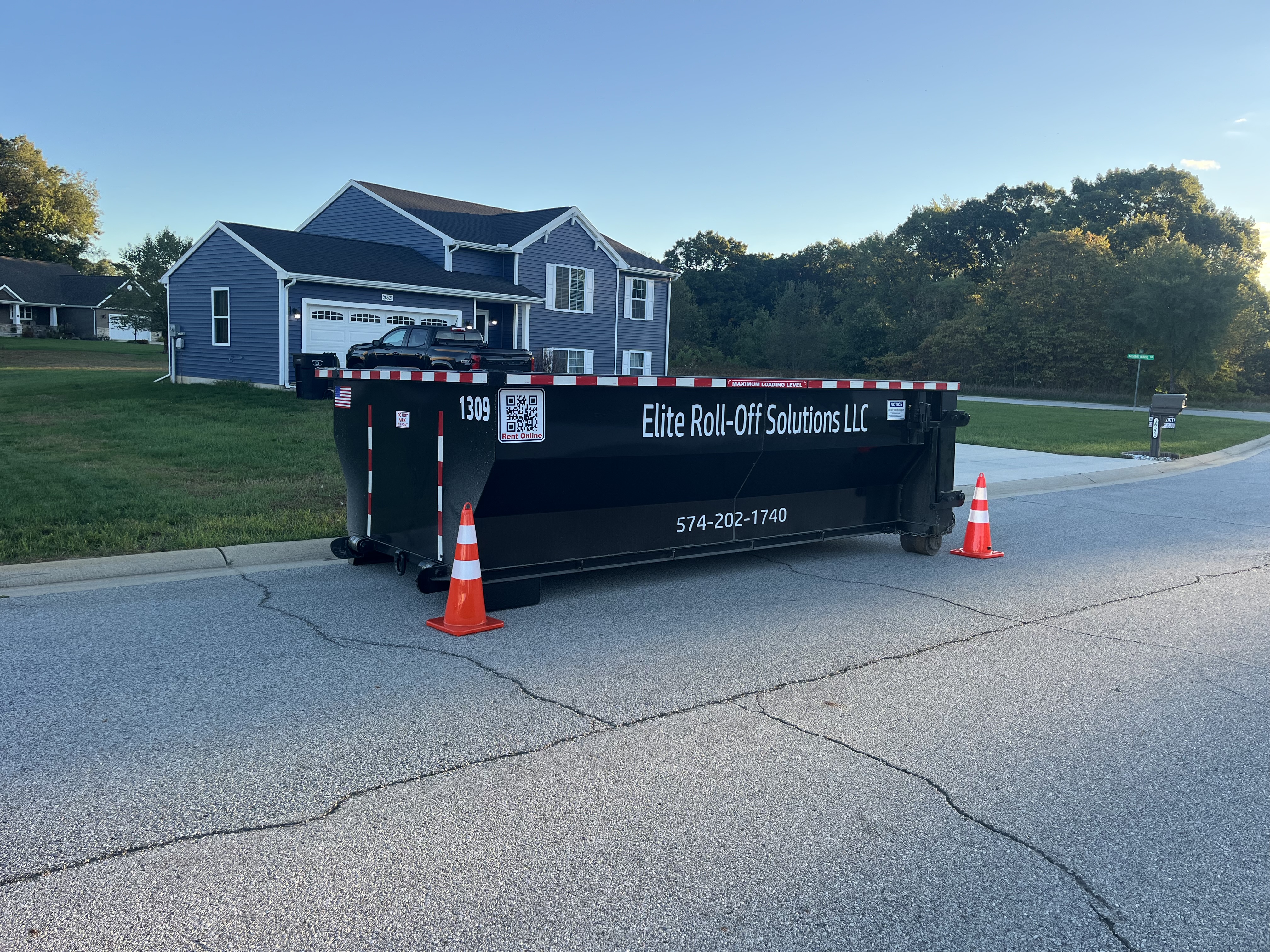 Dumpster Image On Trailer