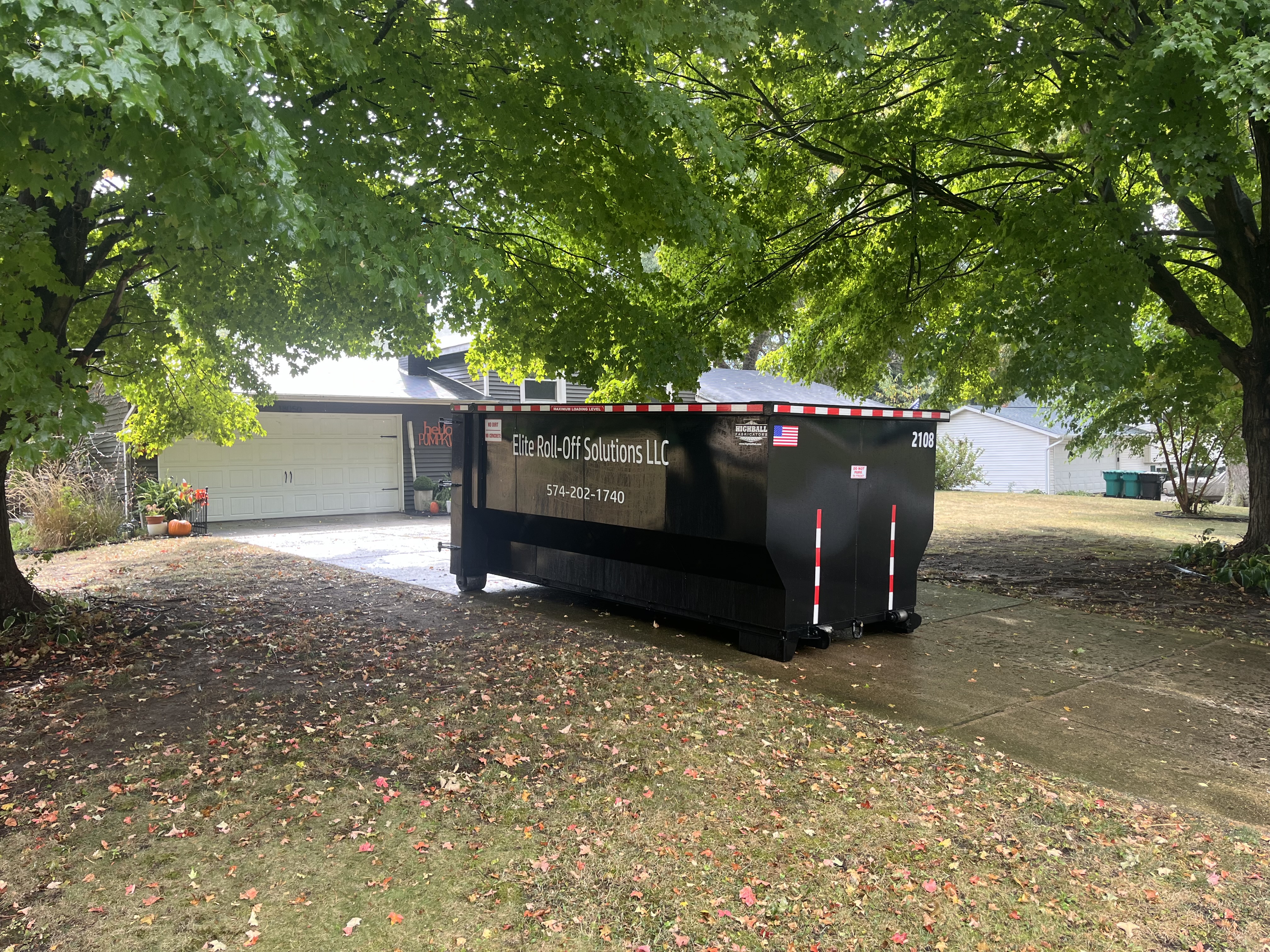 Dumpster Image on site